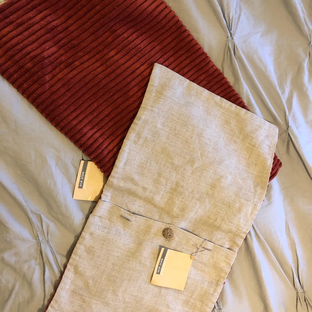 Pair of West Elm Pillow Cases